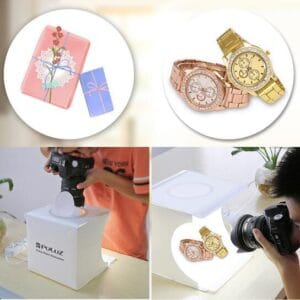 Studio Mini LED Pliable Portable 2 Panneaux