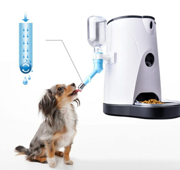 Distributeur Automatique de Nourriture pour Animaux avec Caméra et Enregistrement