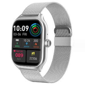 Montre Connectée Bluetooth Écran Tactile avec Suivi Cardiaque