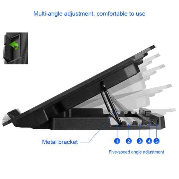 Support Refroidissement Double Ventilateur 12-15.6" – Image 4