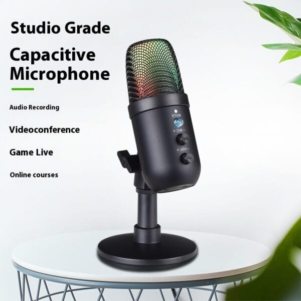Microphone USB RGB pour Gaming et Streaming – Image 2