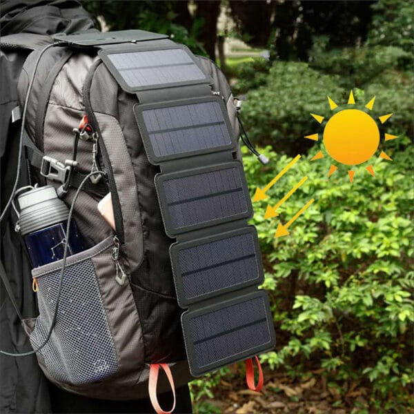 Chargeur Solaire Pliable et Portable