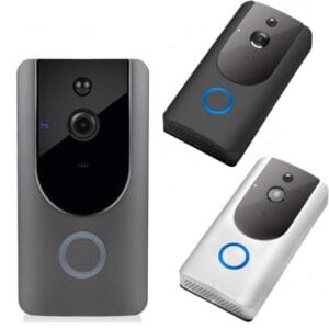 Caméra de Sonnette Vidéo WiFi avec Interphone et Vision Nocturne