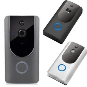 Caméra de Sonnette Vidéo WiFi avec Interphone et Vision Nocturne