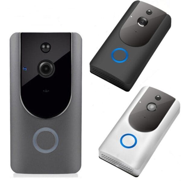 Caméra de Sonnette Vidéo WiFi avec Interphone et Vision Nocturne