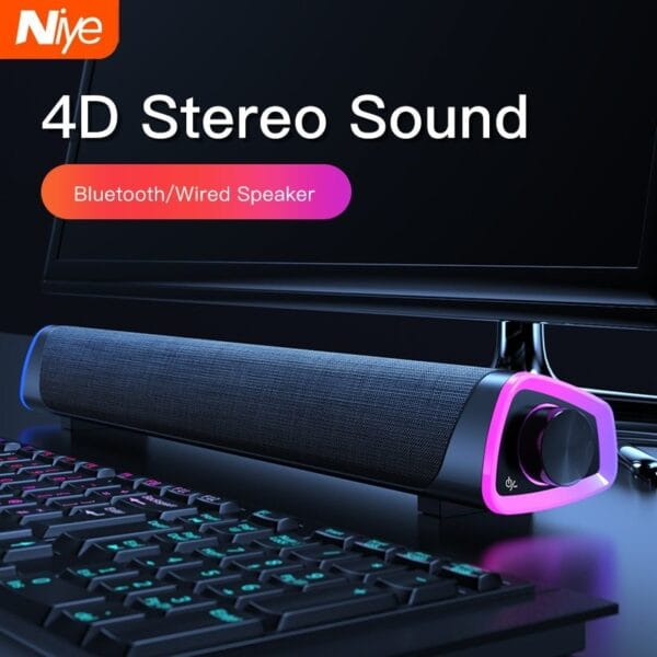 Barre de Son Stéréo 4D Bluetooth