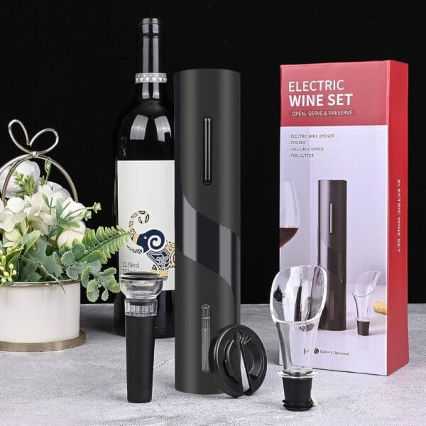 Ouvre-Bouteille Électronique et Décapsuleur USB Rechargeable – Image 2