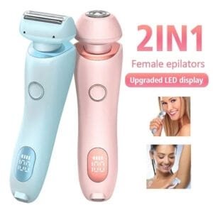 Épilateur 2-en-1 USB Rechargeable
