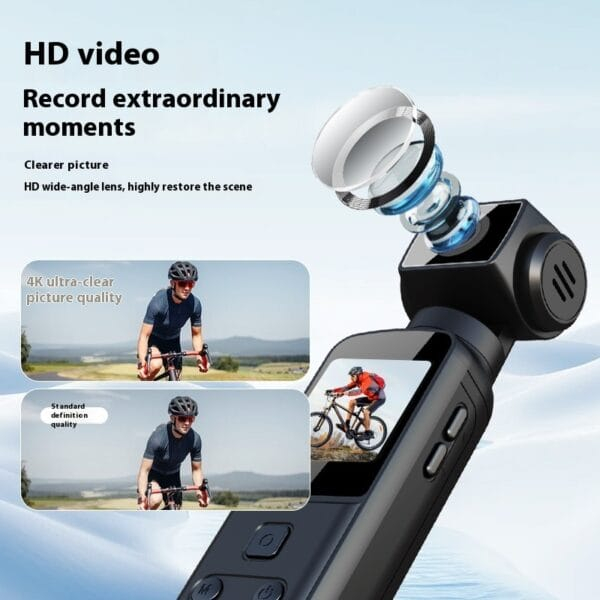 Mini Caméra Sport 4K HD Anti-Tremblement – Image 2