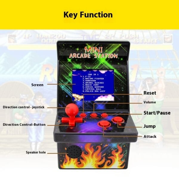 Mini Console Rétro Portable - Arcade Nostalgique pour Enfants & Adultes – Image 5