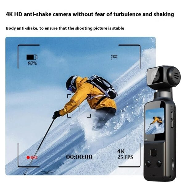 Mini Caméra Sport 4K HD Anti-Tremblement – Image 3