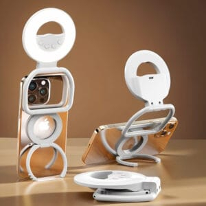 Coque Magnétique Multifonction avec Éclairage de Retouche