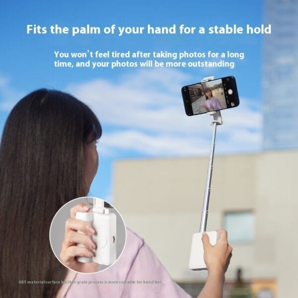 Perche à Selfie Télescopique avec Lumière LED et Trépied – Image 3