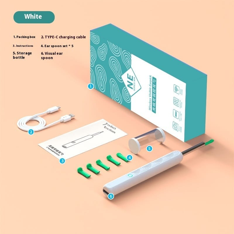 Nettoyeur d’oreilles visuel sans fil HD – Image 5